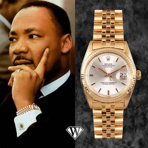 martin luther king rolex|Martin Luther King gold datejust.